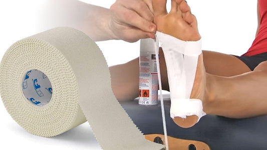How to tape for Plantar fasciitis with zinc oxide tape