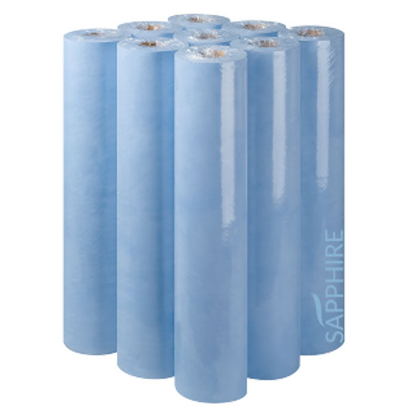 Recycled Couch Rolls 2ply 0.5 x 40 metre - Blue (Pack of 12)