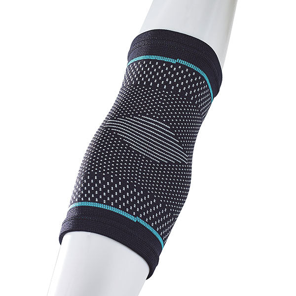 Elastic compression elbow support