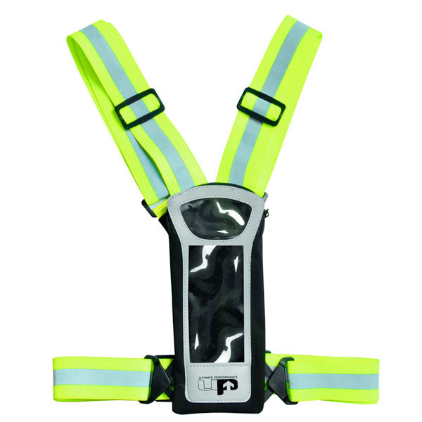 stile reflective led run vest & phone carrier
