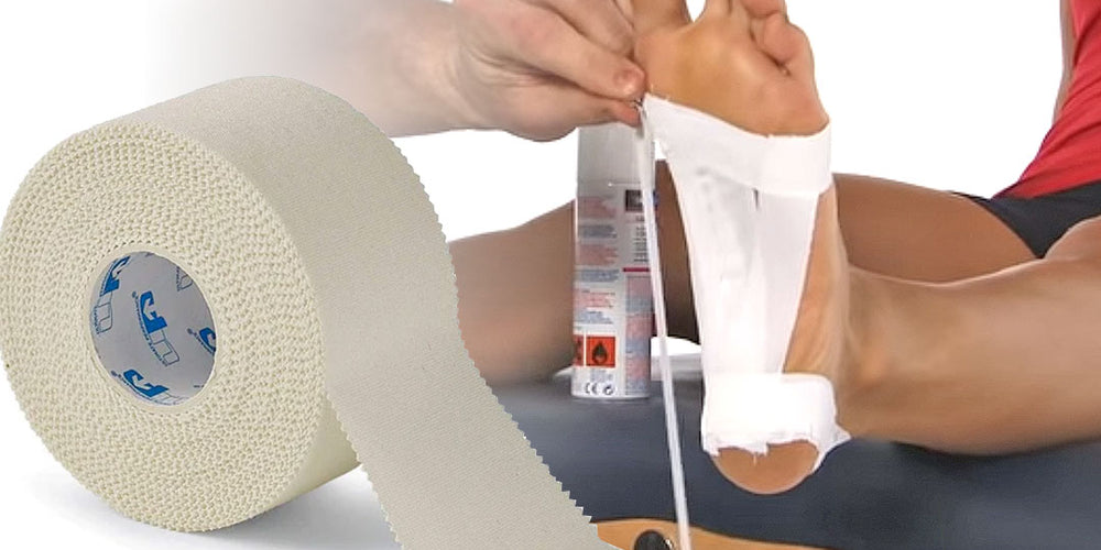How to tape for Plantar fasciitis with zinc oxide tape