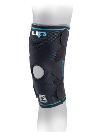 Advanced knee support with straps