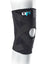 Wrap around knee support with straps