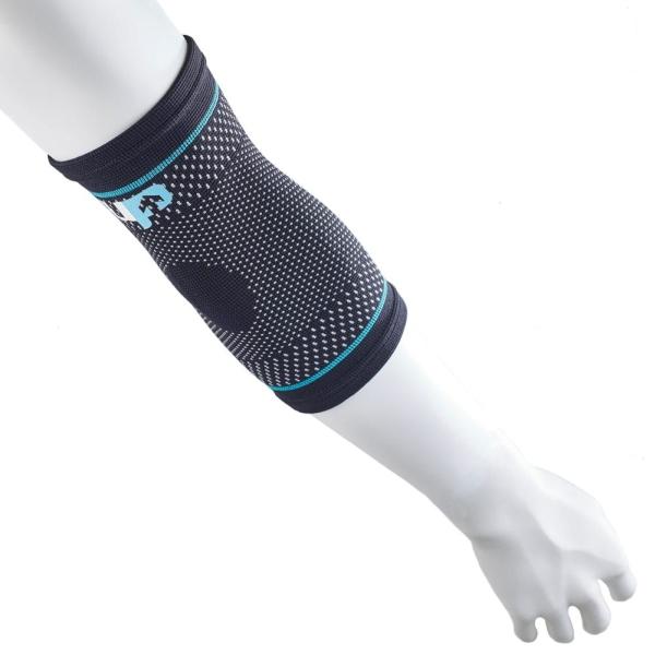 Elastic compression elbow support