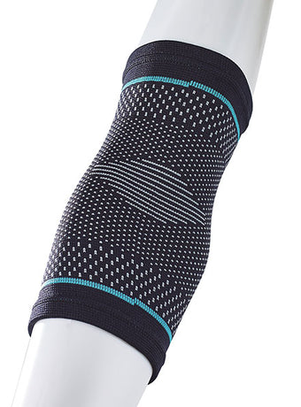 Elastic compression elbow support