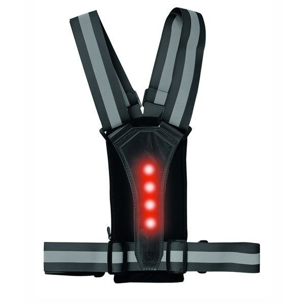 stile reflective led run vest & phone carrier