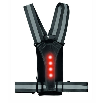 stile reflective led run vest & phone carrier